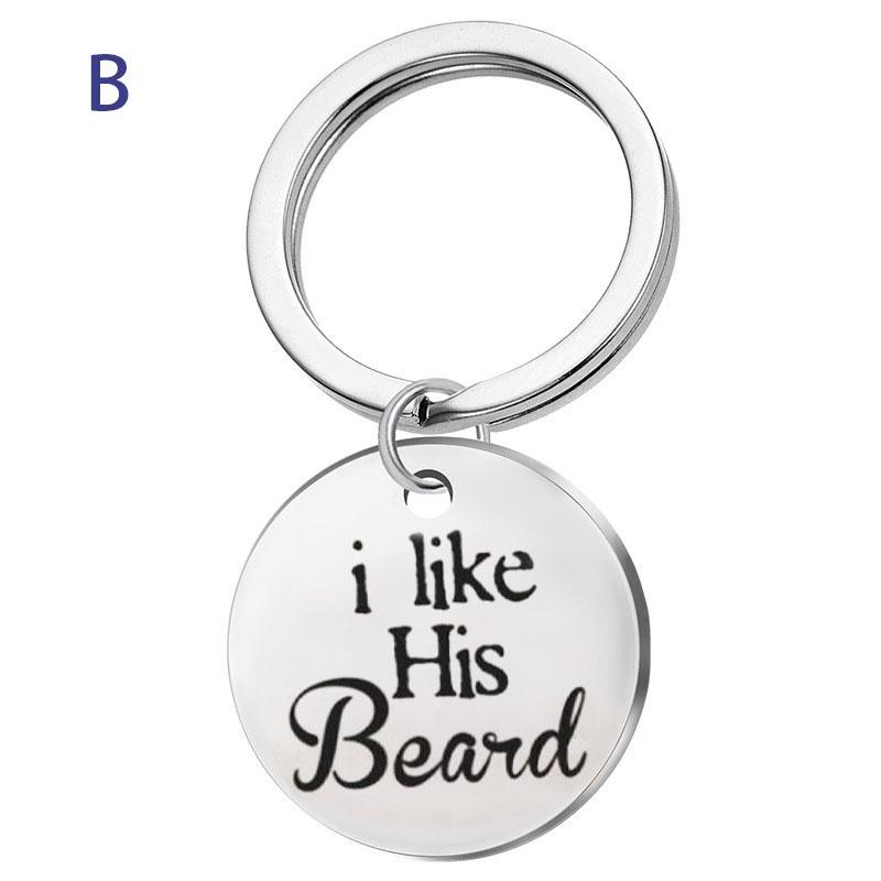 Stainless Steel Cute Couple Keychain Love Key Ring Gift For Boyfriend Girlfriend With Premium Quality Polished Finish