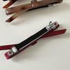 Korean Acetate Bow Hair Clip - Celebrity-Style Hairpin for Bangs & Back of Head