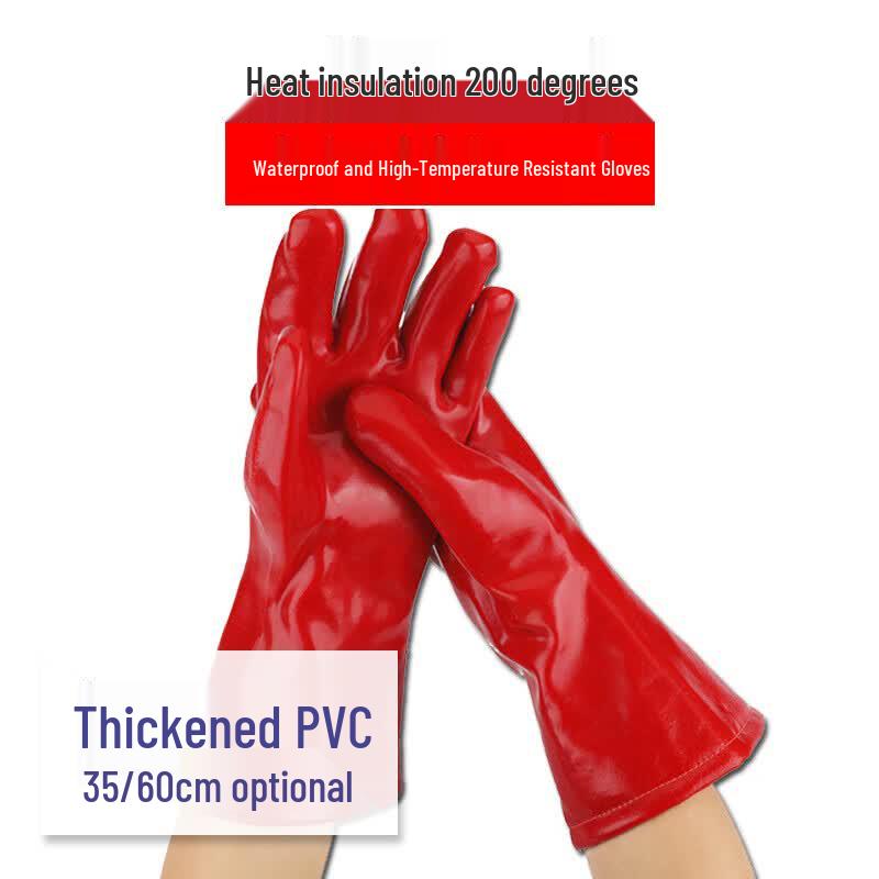 High-Temperature Resistant PVC Waterproof Gloves