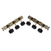 Alice AO 020HV3P 1Pair(Left + Right) Classical Guitar Tuning Key Gold  Black Plated Peg Tuner Machine Head(long) String