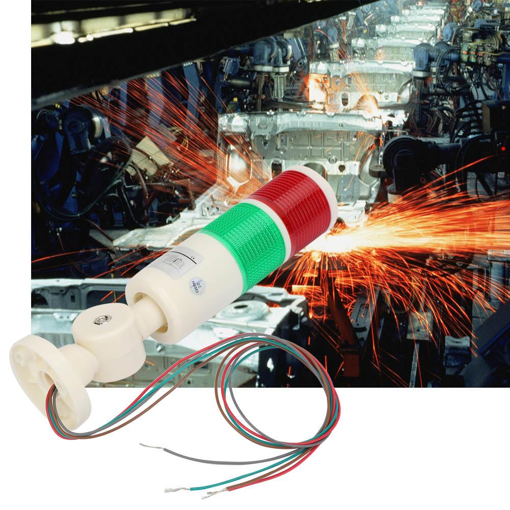 24VDC Machine Warning Light LED Indicator Caution Signal Constant Light