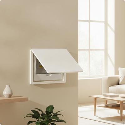 Hinged Electrical Box Cover Decorative SurfaceMounted Panel Smooth Flat Surface