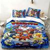 Digimon 3pc Set Perfect for Bedroom Use Comfortable Bedding Set Includes a Duvet Cover and Two Pillowcases Ideal Birthday or Christmas Gift