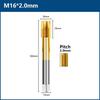 HSS Titanium Coating Screw Tap Drill Bit M2 M2.5 M3 M3.5 M4 M5 M6 M8 M10 M12 Metric Straight Flute Thread Tap Hand Tools Thread Lock3