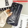 Wireframe Cityscape Skyline Road Design All Inclusive Film Hard Phone Case, Compatible with iPhone 18 Pro Max 17 16 15 14 13 12 11
