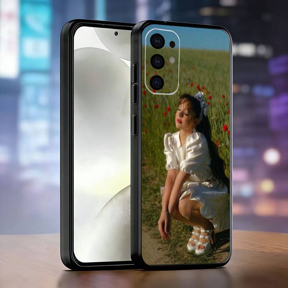 A-Ayliva Singer Phone Case For Samsung S25,S24,S21,S22,S23,S30,Ultra,S20,Plus,Fe,Soft Silicone Black Cover