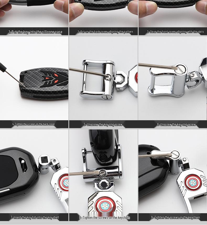 JAC Car Series Key Cover: Fashionable, Personalized Remote Control Shell with Buckle Design
