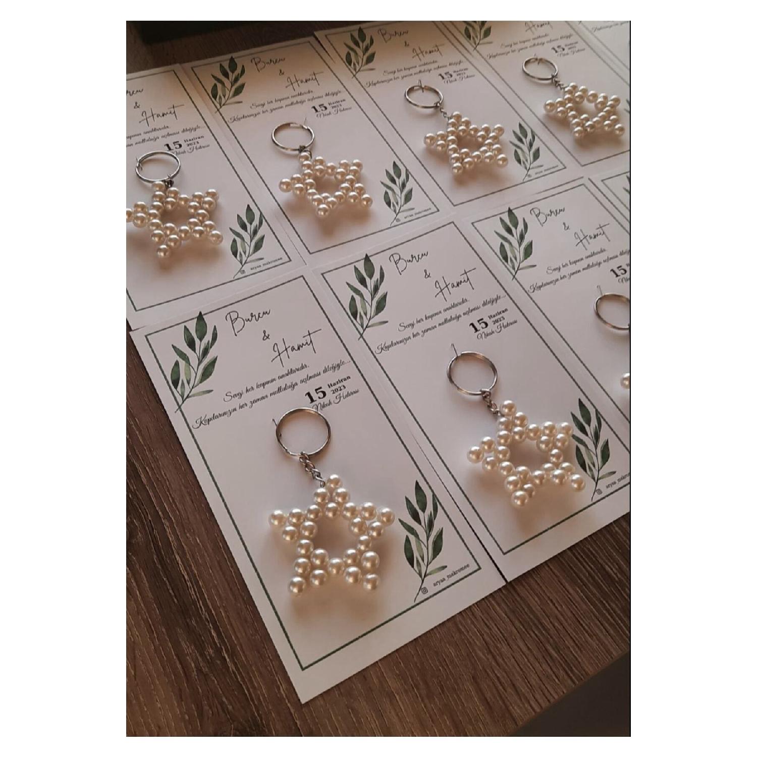 

Брелок з перламутровою зіркою, 15 сувенірів, обіцянка, заручини, хна, весілля, день народження, подарунки Маулід