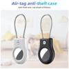 HdoorLink For Apple AirTag Tracker GPS Locator Keychain Protector Cover Safety Lock Protective Case Anti Lost Secure Holder For AirTags