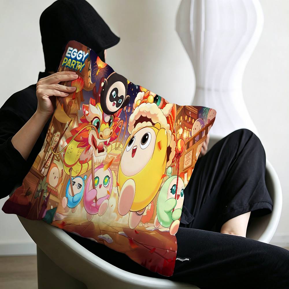 Game Egg Party Cushion Cover Decorative Pillow Sofa Home Decor Case Pillow Cases