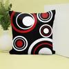 Red Series Geometric Pillow Cover Abstraction Cushion Sofa Sleeve Home Decoration Covers Wedding Pillow Covers Linen Cushion