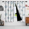 2 Stück/Set Floral- und Blättervorhang Boho Zweig Baum Pflanzenmuster Schlafzimmer Wohnzimmer Dekoration Verdunkelungspolyestervorhänge