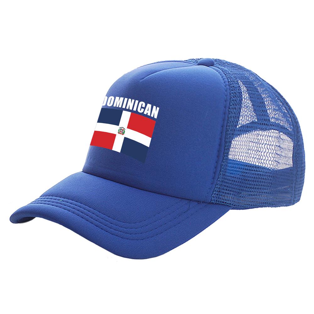 Dominican Republic Flag Trucker Caps Unisex Funny Dominican Hat Baseball Cap Cool Summer Unisex Mesh Net Caps