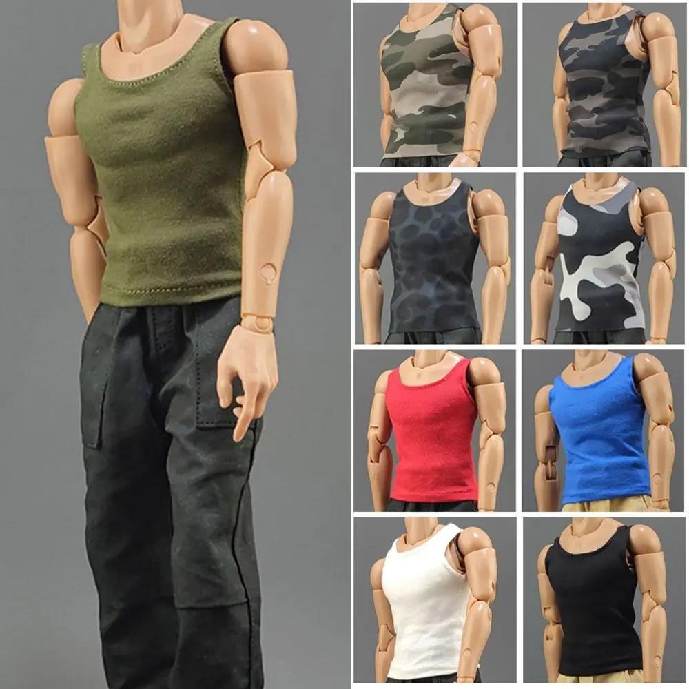 1/6 Miniature Soldier Casual T-Shirt For 12"Action Doll Mutistyles Trendy Clothing Doll Sports Bottom Soldier Figurine Accessories