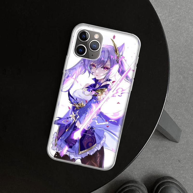 Genshin Impact Keqing Phone Case Cover For iPhone 11 12 13 Mini 14 15 Plus 16 Pro Max 17 Air 7 8 + SE Art Customized Fundas 11 1