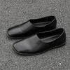 2025New Outdoor Soft Bottom Genuine Leather Office Shoes Comfy Handmad Single Shoes Men's Flat Designer Minimalist Shoes