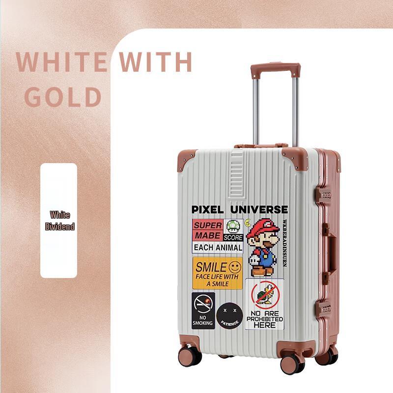 JOURHEY SHI Super Mario Printed ABS Hardside Luggage
