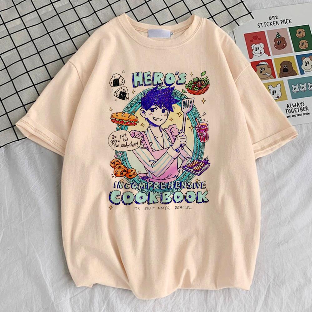 

Omori t-shirt teen kawaii Pastel anime Breathable shirt Pastel Comfortable korean clothes streetwear Classic harajuku 4XL