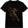 Camiseta Pantera Negra Marcas de Garras de Gato Grande Tatuaje Gráfico de Vida Silvestre Camiseta Vintage