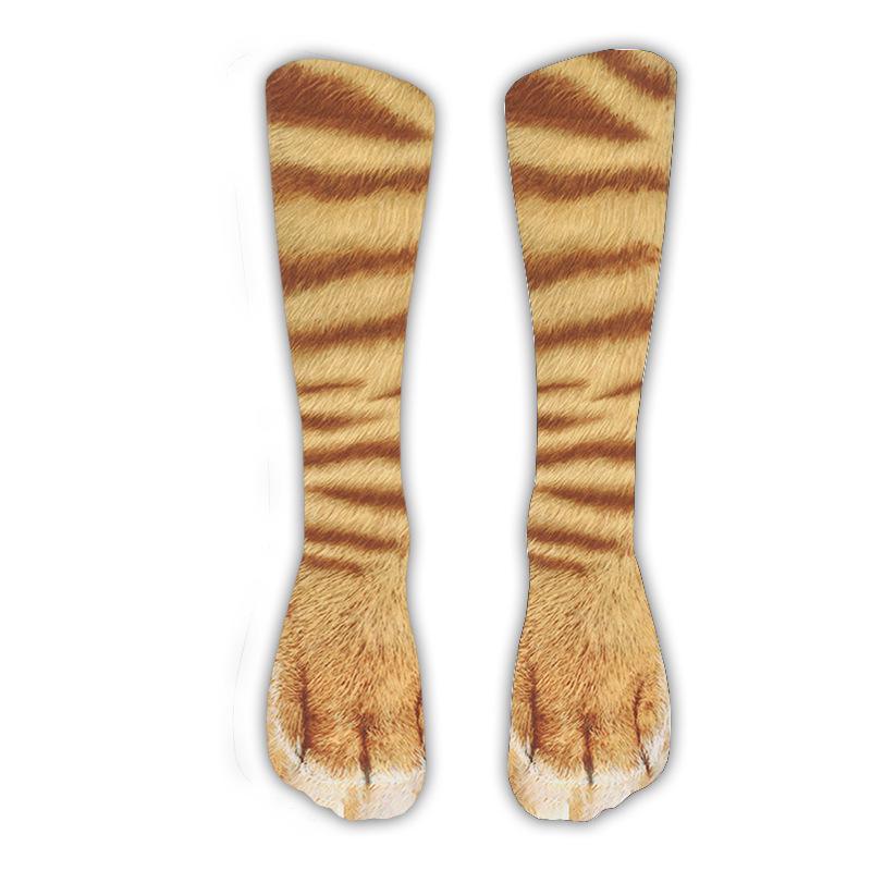 3D Animal Paw Prank Socks: Creative Cat & Dog Hoof Print Simulation