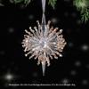 Green Glitter Christmas Hanging Ornament Sparkling Reindeer/High Heel/Tree /Snowflake Designs Pendants With Ribbon Decor