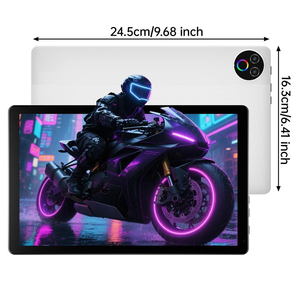 Android 15 Tablet, 10.1 Inch, 20GB RAM+64GB ROM, WiFi, Bluetooth, 5000mAh Battery