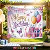 1pc Floral Party Backdrop - Room Wall Decor