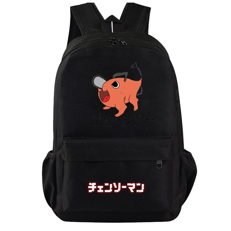 Anime Chainsaw Man Rucksack für Jungen Mädchen Hildren Zurück zur Schule Schultasche Student Kawaii Rucksack Luffy Nami Lysop Leichte Taschen