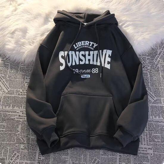 Unisex College Style Casual Hoodie - Comfortable, Trendy, and Versatile Top