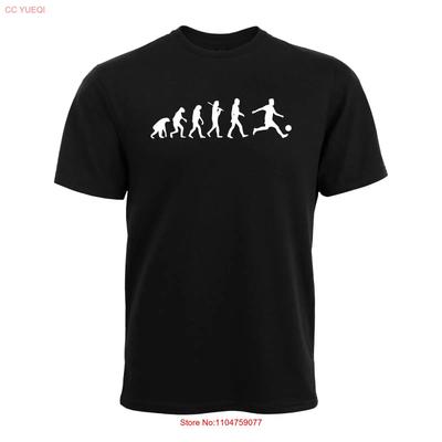 Fottball Evolution Footie Fan Mens Cotton T Shirt Vintage Washed Soft Streetwear Top For Everyday Wear Comfortable Homme