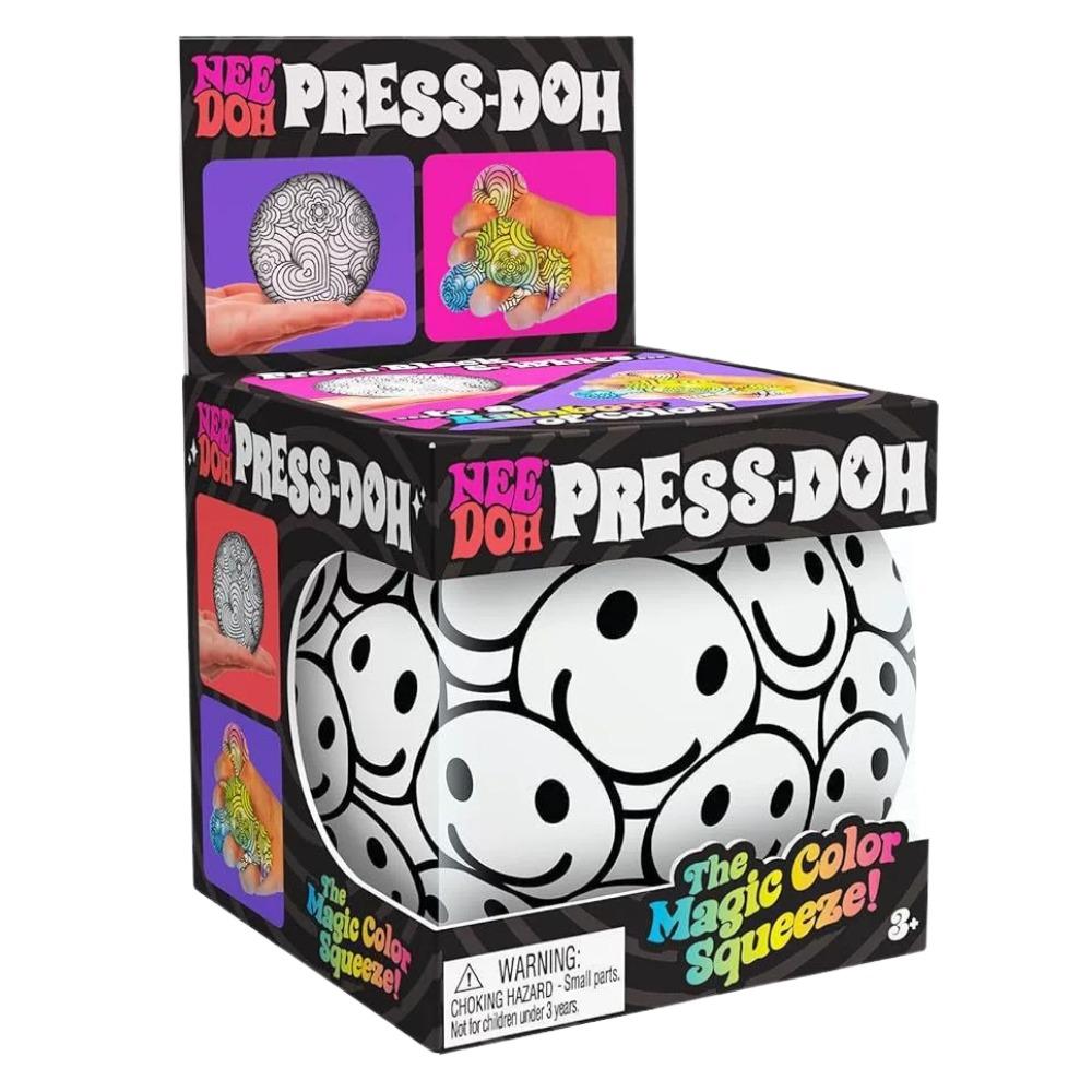 NeeDoh Color-changing Smiling Face Squeezy Ball Flour Version Stress-relieving SqueezyFunStress Relief Magic Novelty Toy Squishy