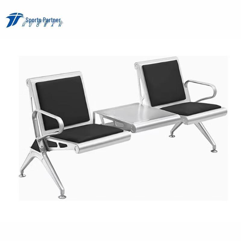 Motion Partner 2-Seater Stainless Steel Waiting Bench