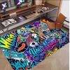 Alfombra de Terciopelo de Cristal Suave con Tema General de Música, Impresión de Nombre y Texto Personalizados, Alfombra de Suelo Antideslizante para Dormitorio Sala de Estar