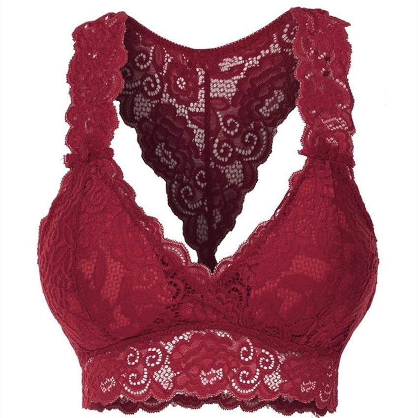 

Зарубежный сексуальный кружевной бюстгальтер-триангл: Привлекательный многоцветный, многоразмерный Triple Extra Large вино красного
