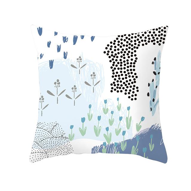 Geometric Printing Cushion Cover Creative Geometric Polyester Decorative Pillowcase Home Accessories Sofa Pillow Case Almohada