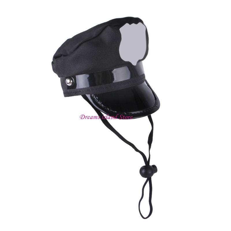 Christmas Pet Hat Captain Pirate Hat for Dog Dress Up Pet Supplies HX6C