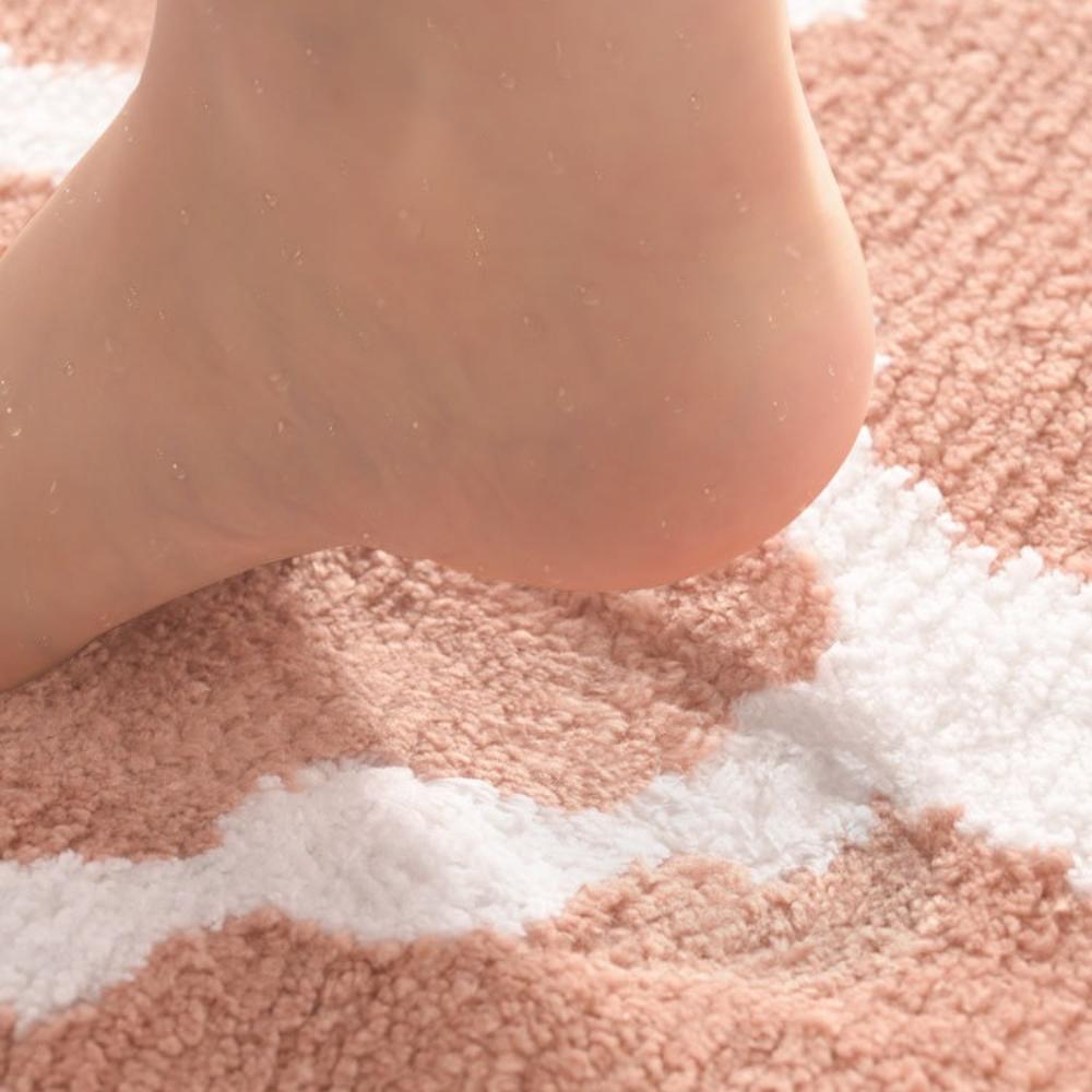 Sponge Bathroom Cashmere Thickening Mat Bath Non-slip Carpets In Wash Basin Bathtub Floor Rug Shower Room Doormat Memory Foam 3D Pad