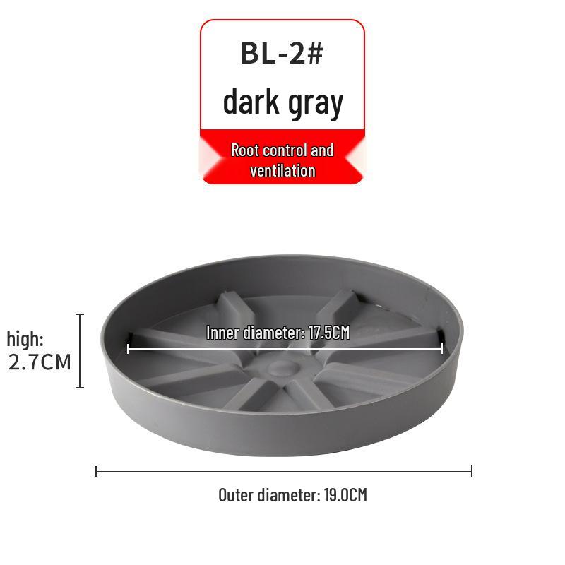 Round Plastic Flower Pot Water Collector Tray