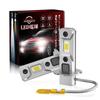 Short Perrace H3 H3a LED Fog Super Compatible with Adjustable for Cars and Vehicle Inspection Genuine Noise Set of 2 "Ultra Type!" Lights, White,