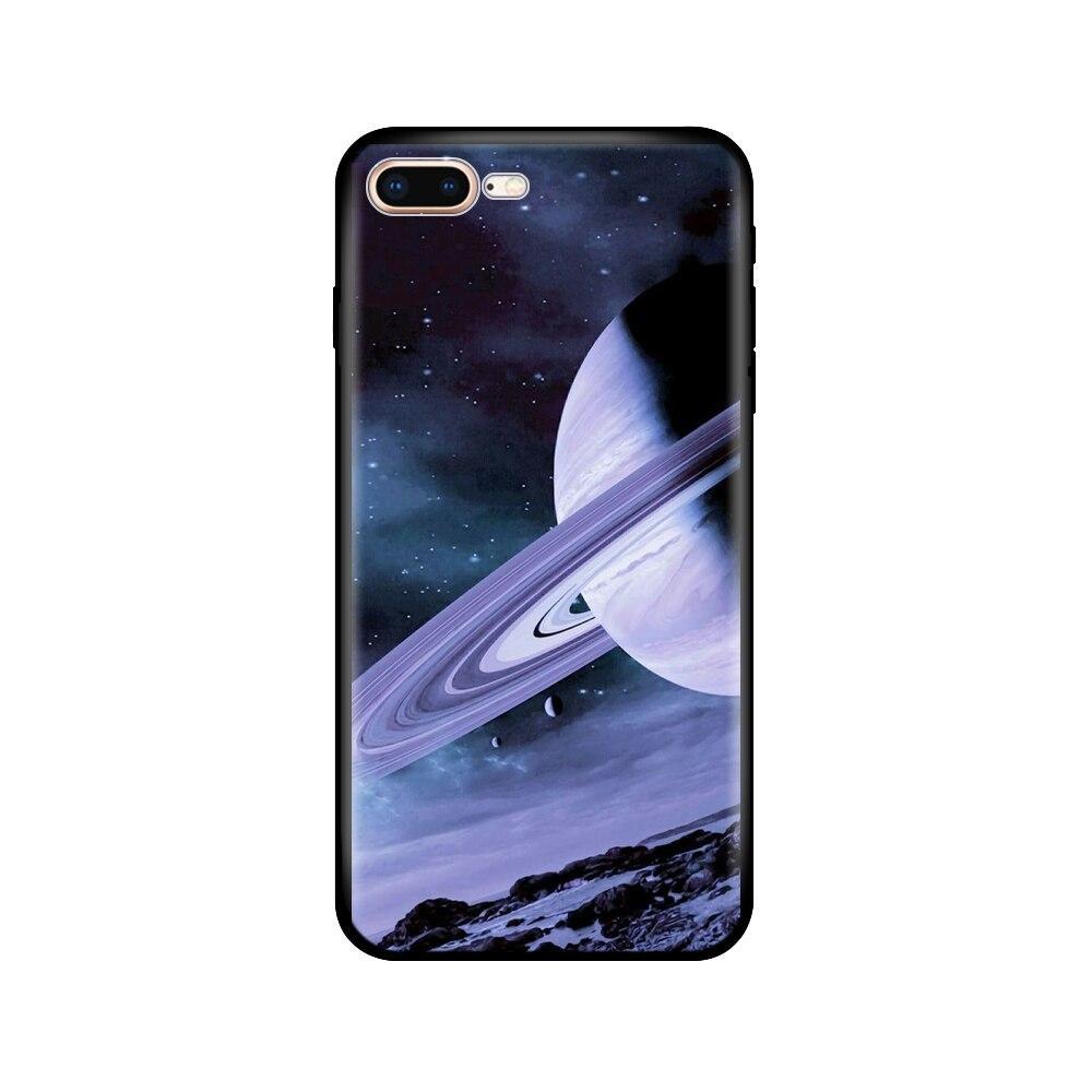 For Iphone 7 8 Case Silicon Soft Tpu Shell Cover For Apple iPhone 7 8 Plus Bag Funda Coque Etui Bumper Paiting Black Tpu Case