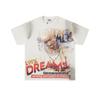 26 Cross-border foreign trade VALL Meichao high street retro washing water old direct injection hot diamond short sleeve pullover men's and women's 