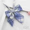 Personalized Flower Plaid Uniform Collar Flower Bow Tie Small Fresh Sailor Suit Bow KTB