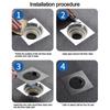 Anti Odor Bathroom Floor Drain Sewer Strainer Plug  Old Floor Drains Remodeling Accessory