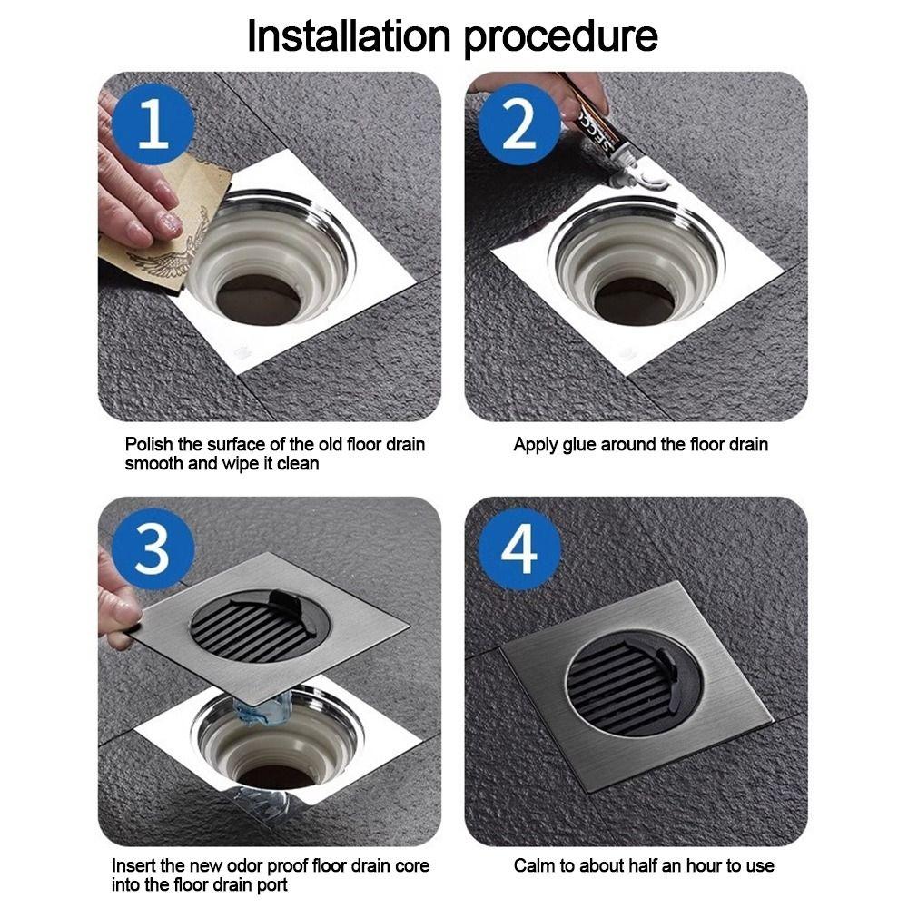 Anti Odor Bathroom Floor Drain Sewer Strainer Plug  Old Floor Drains Remodeling Accessory