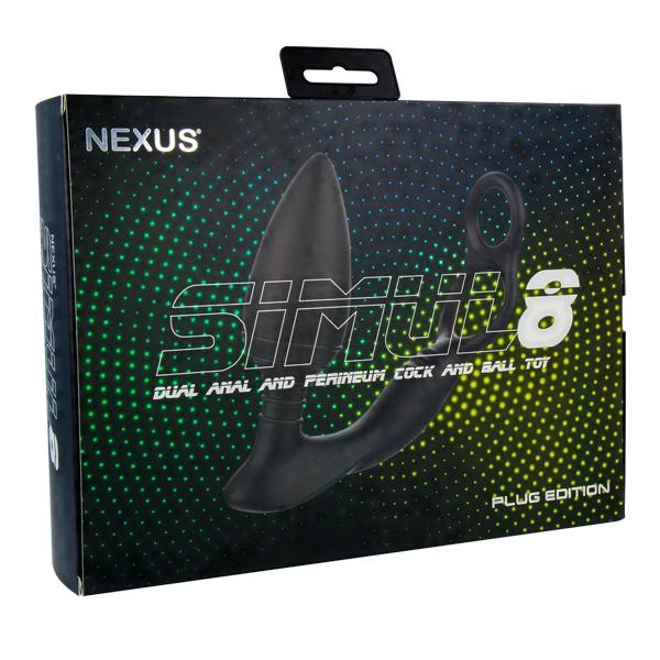 Anal plug with ring - Nexus Simul8 Plug Edition