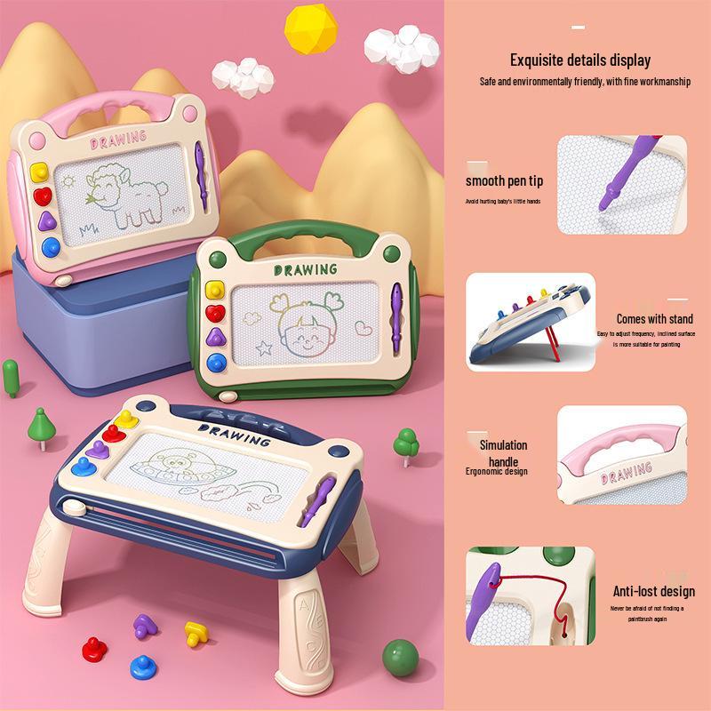 Multicolor Magnetic Drawing Board for Toddlers (Ages 1-3) - Creative Doodle Toy for Boys & Girls