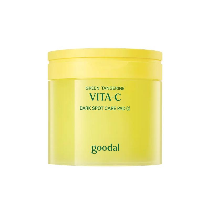 

GOODAL Green Tangerine Vita C Dark Spot Care Pad Alpha Brightening Toner Pads 160ml 70pcs