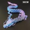 30CM 3D Printed Gem Dragon Crystal  Toy Rotatable Articulated Dragon Gift For Kids With ADHD Perfect For Birthdays Gift