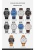 Binyan Men's Multifunction Quartz Watch - Fashion Leather with Calendar 5104