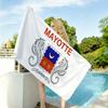 Serviette de bain Nation M-Mayotte Serviette de séchage Applicable pour la natation légère le camping le yoga la plage l'extérieur